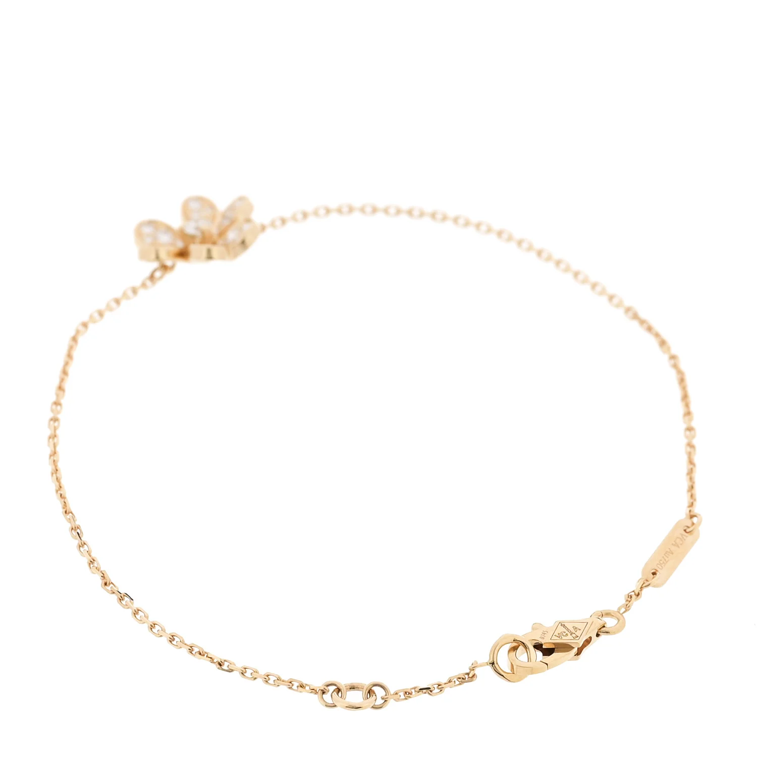 18K Yellow Gold Diamond Mini Frivole Pave Bracelet - Image 2