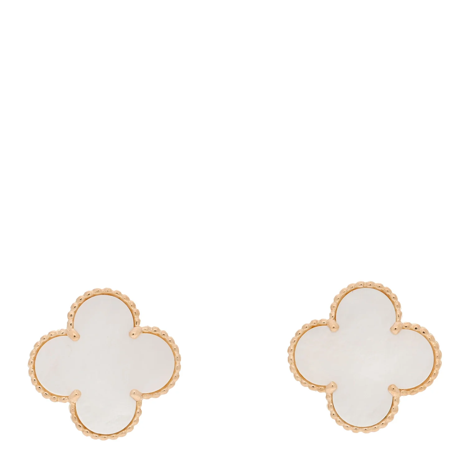 18K Yellow Gold Mother of Pearl Magic Alhambra Earrings