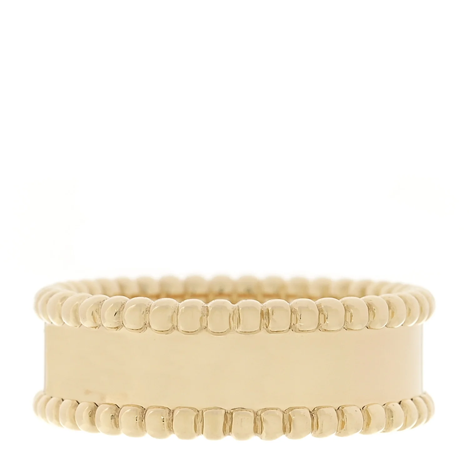 18K Yellow Gold Perlee Signature Ring 59 8.75 - Image 3