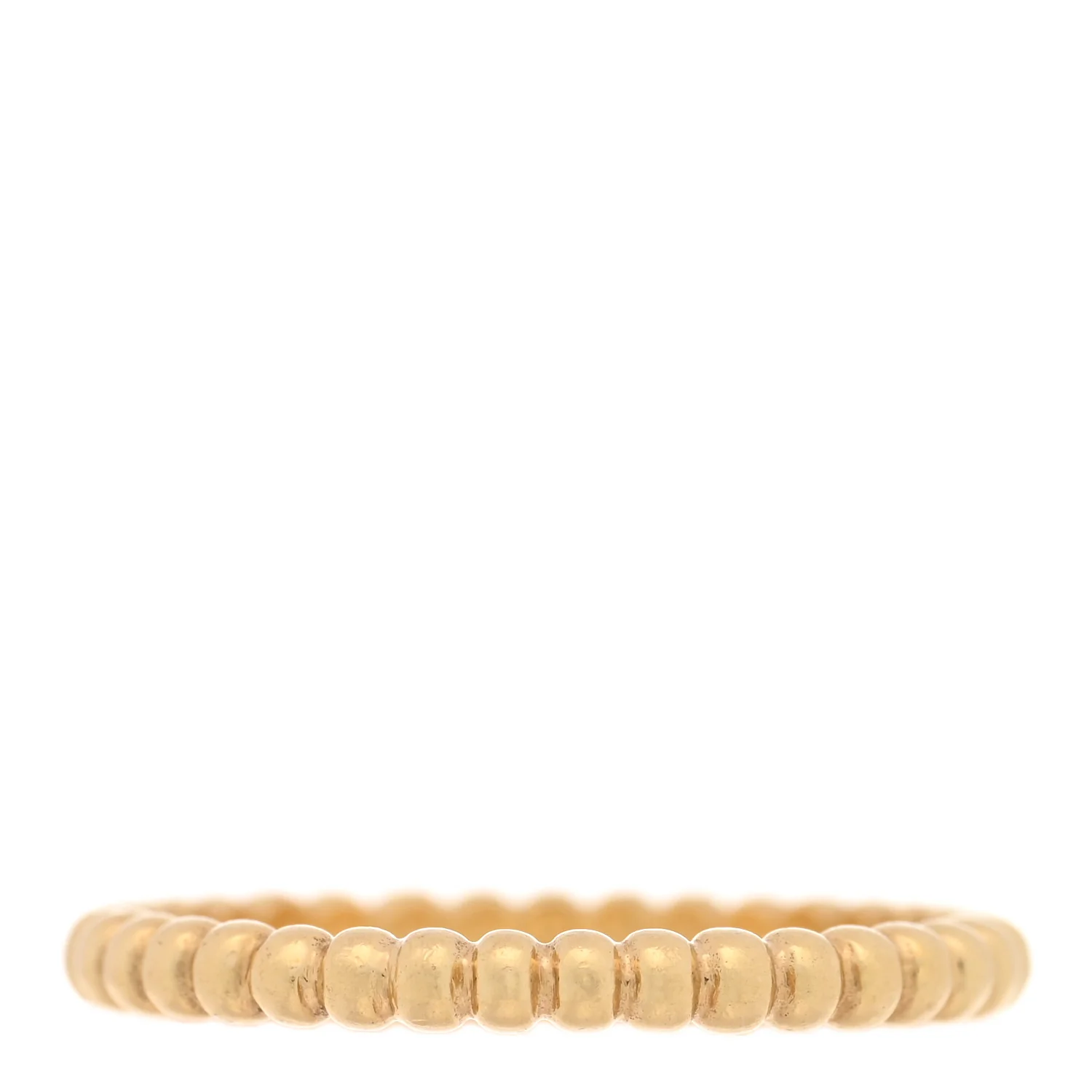 18K Yellow Gold Small Perlee Ring 54 7 - Image 3