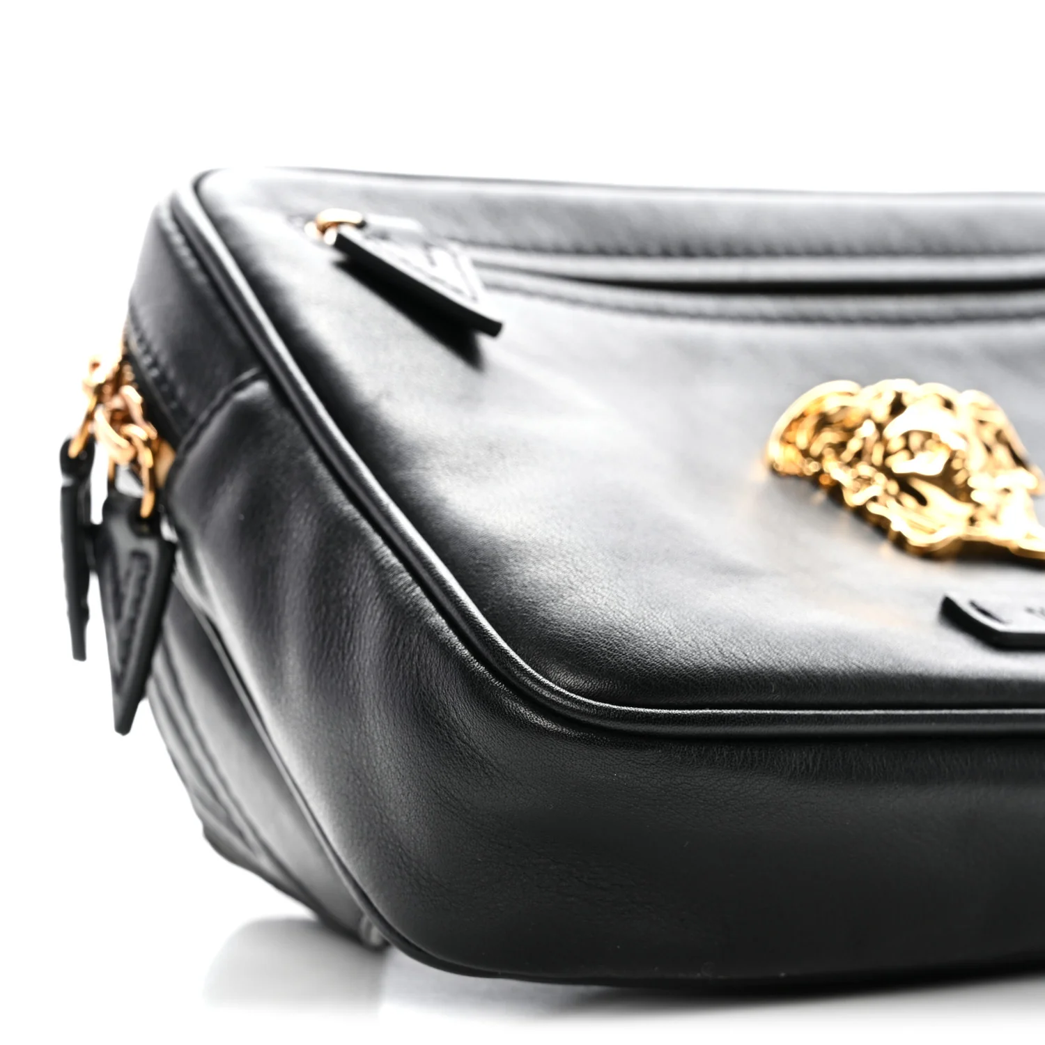 Calfskin La Medusa Belt Bag Black - Image 8
