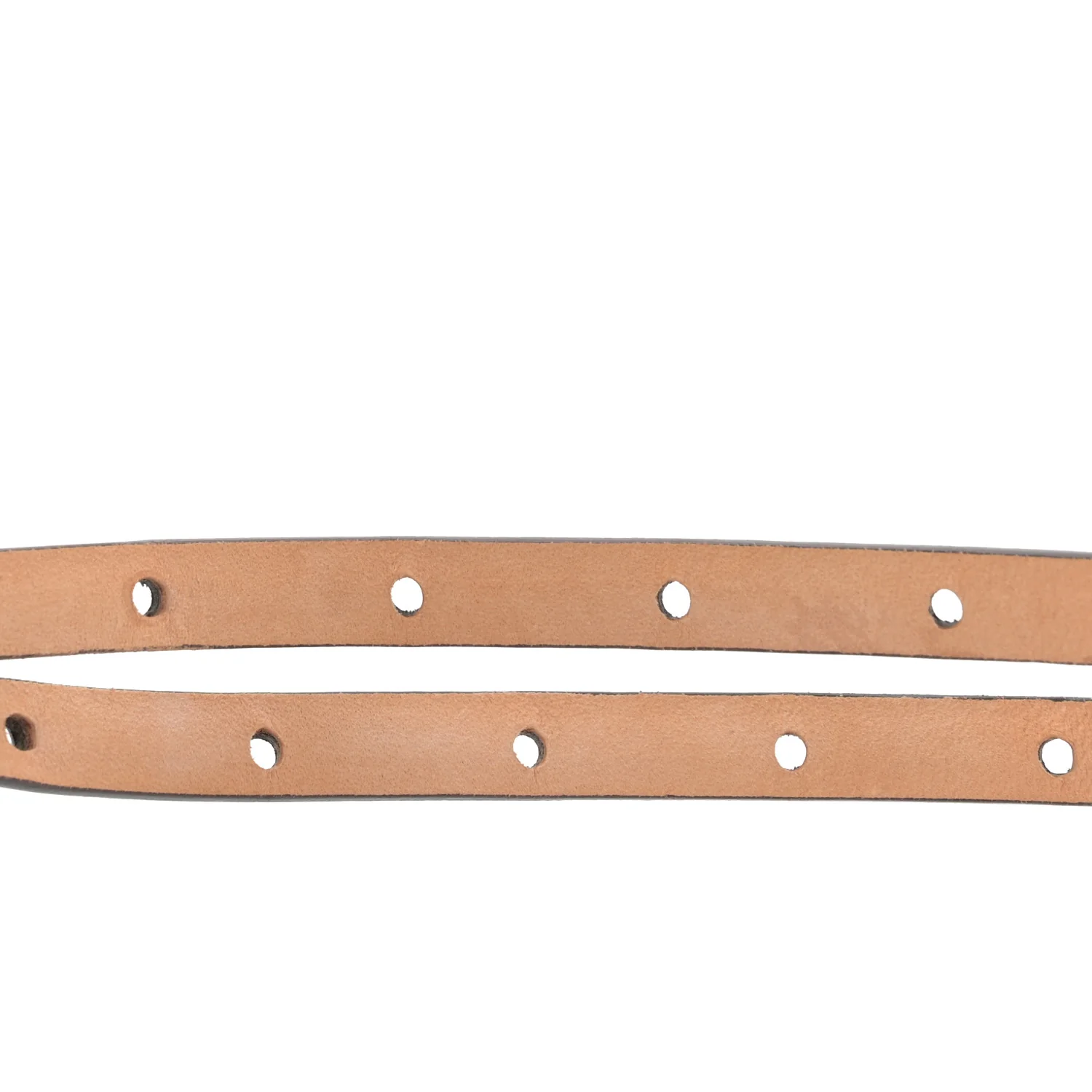 Calfskin La Medusa Skinny 75 30 Belt White - Image 4