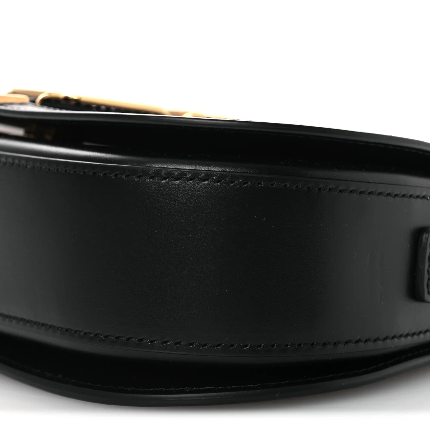 Calfskin Medium Greca Goddess Shoulder Bag Black - Image 10