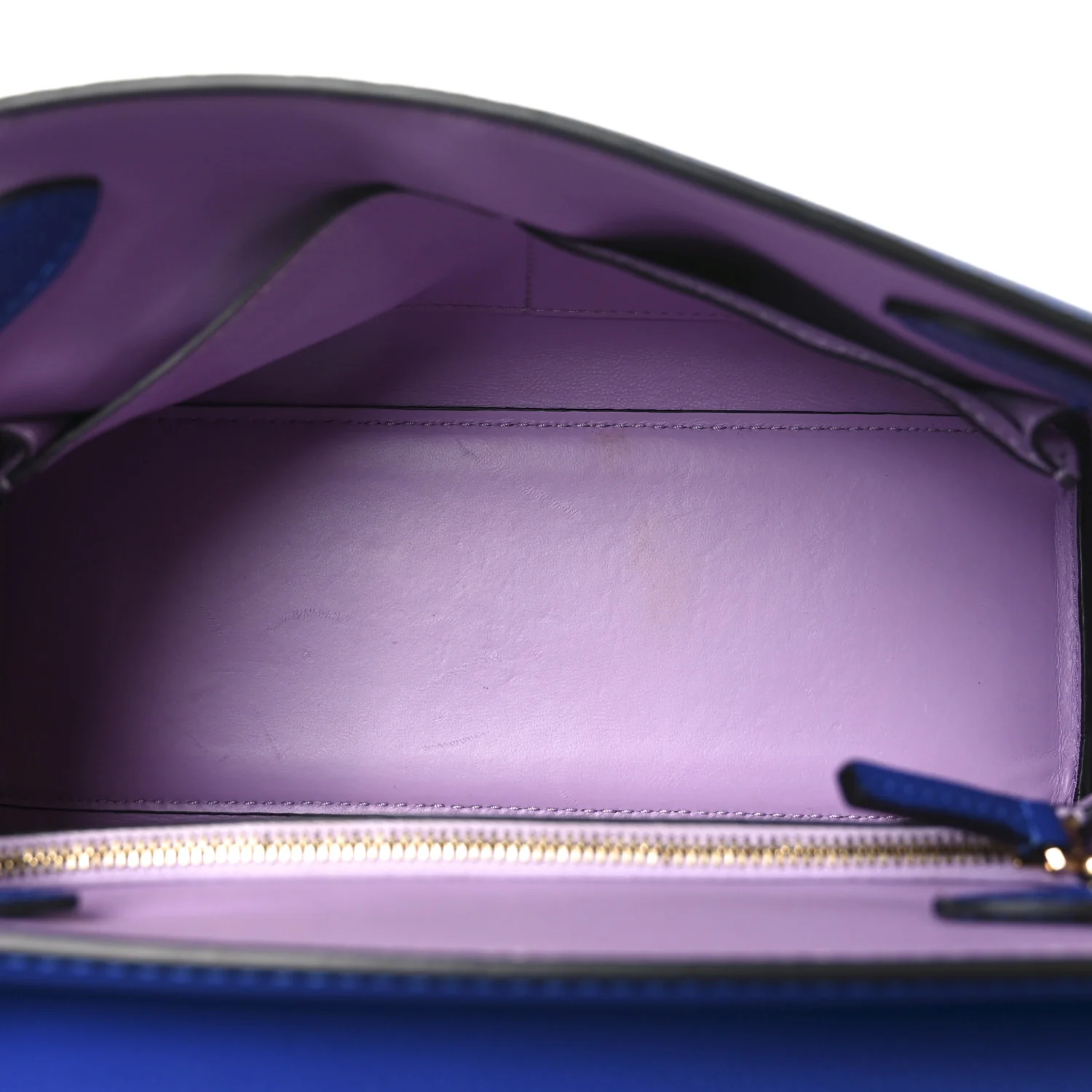 Calfskin Medium La Medusa Top Handle Handbag Lapis - Image 4