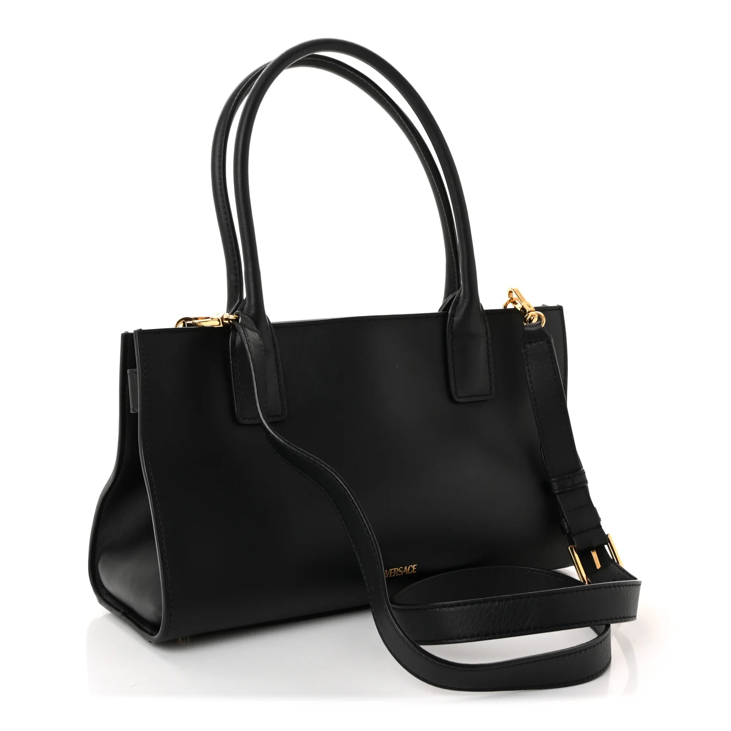 Calfskin Medusa '95 Tote Bag Black - Image 3