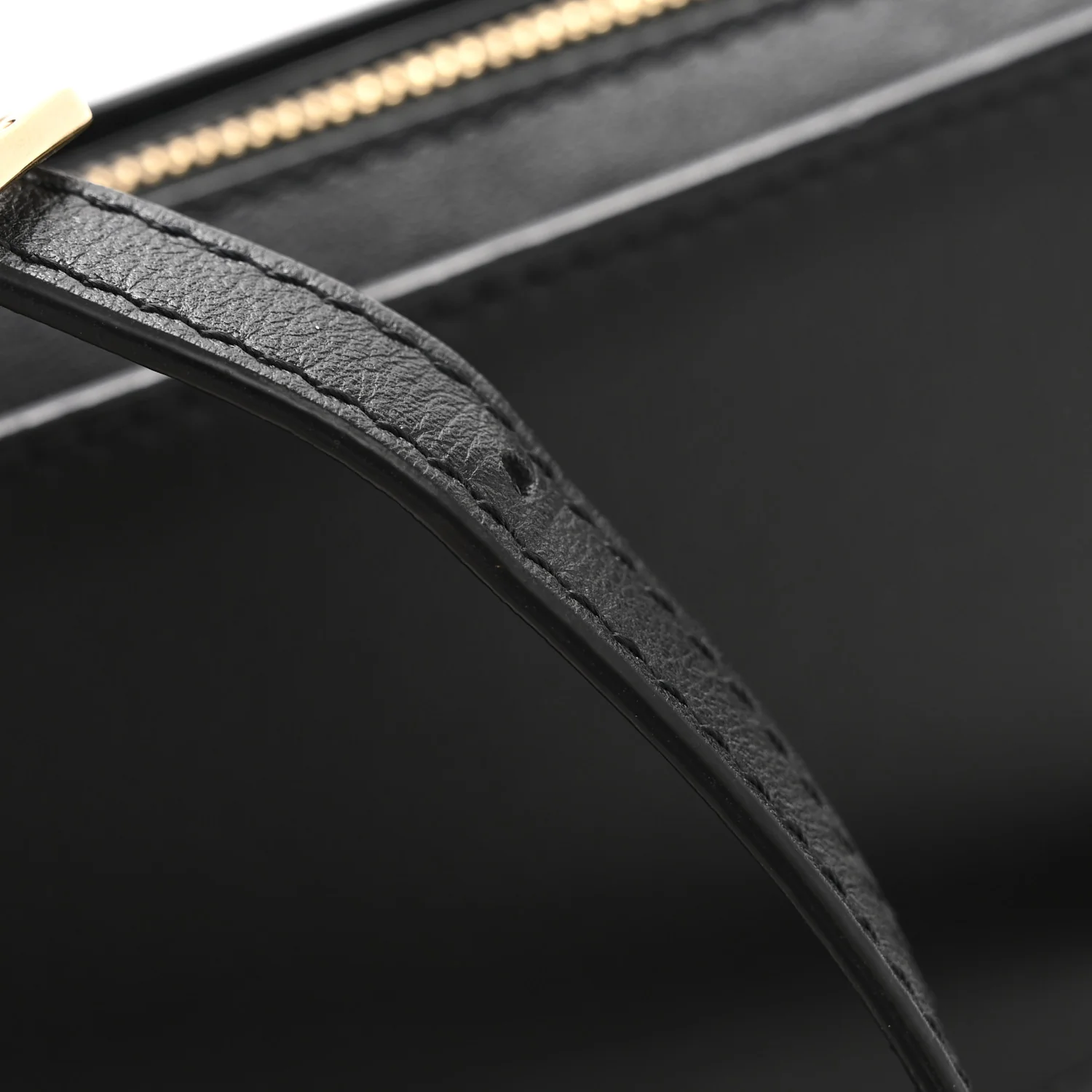 Calfskin Medusa Biggie Shoulder Bag Black - Image 10