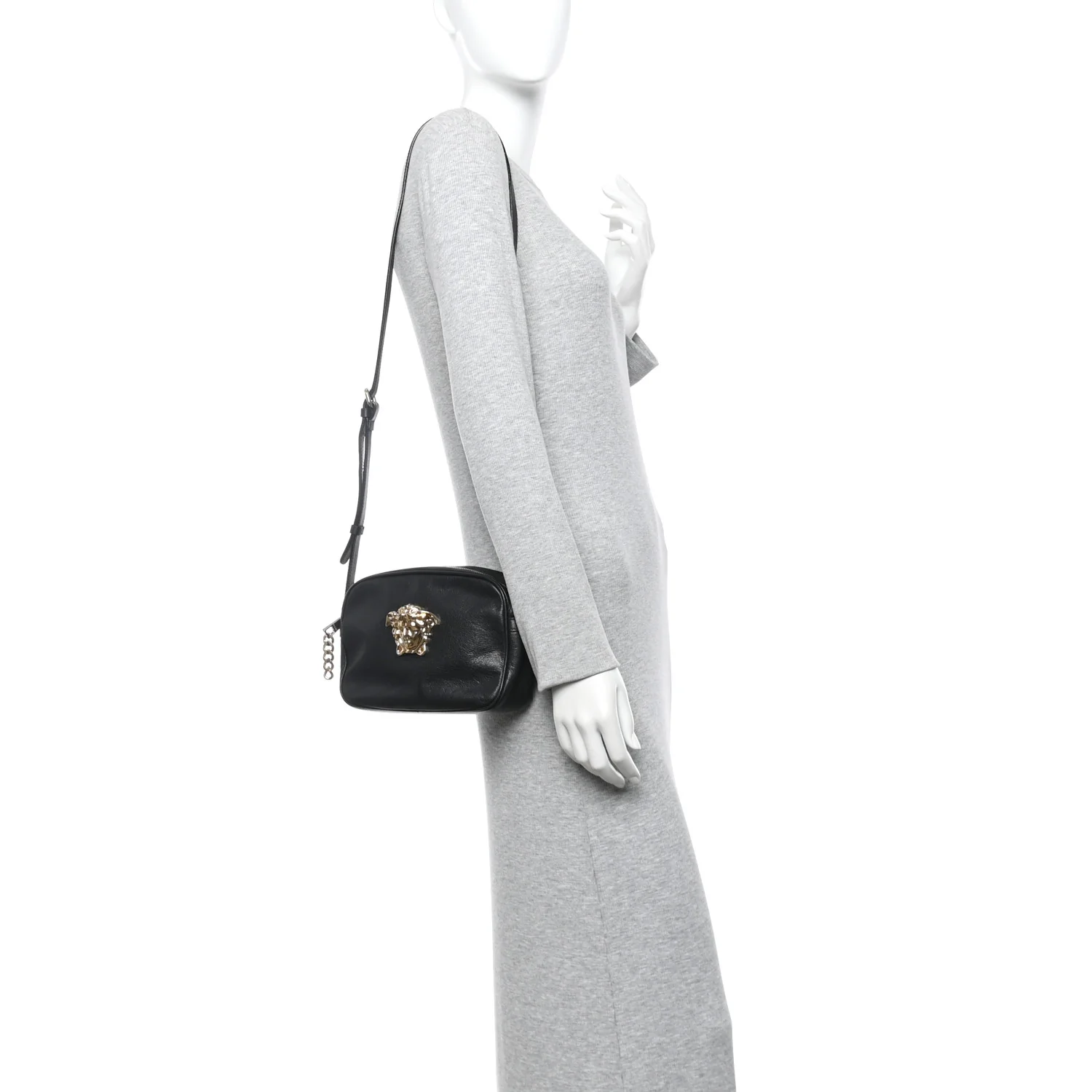 Calfskin Palazzo Camera Bag Black - Image 2