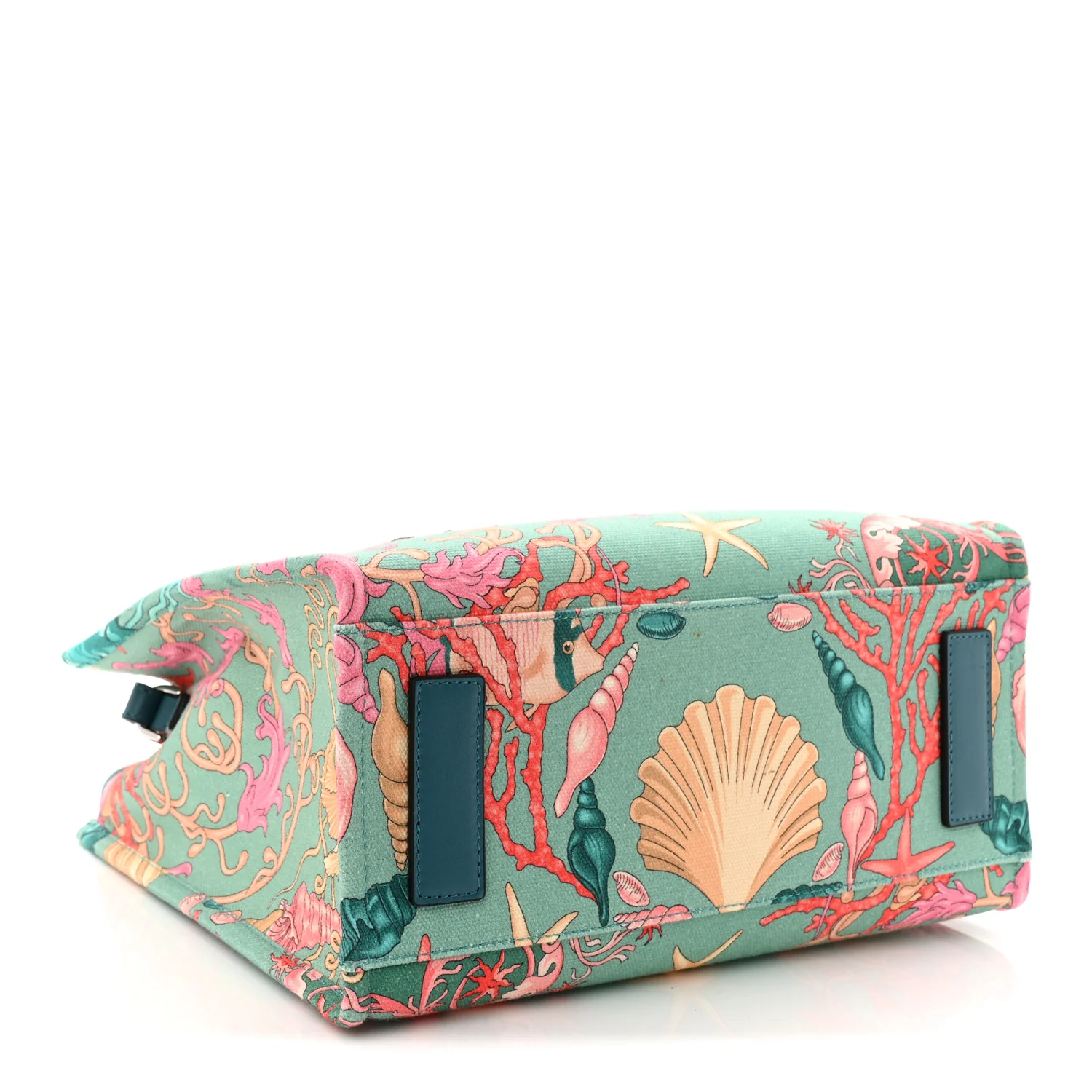 Canvas Barocco Underwater Medusa Small Tote Light Blue Pink Multicolor - Image 4