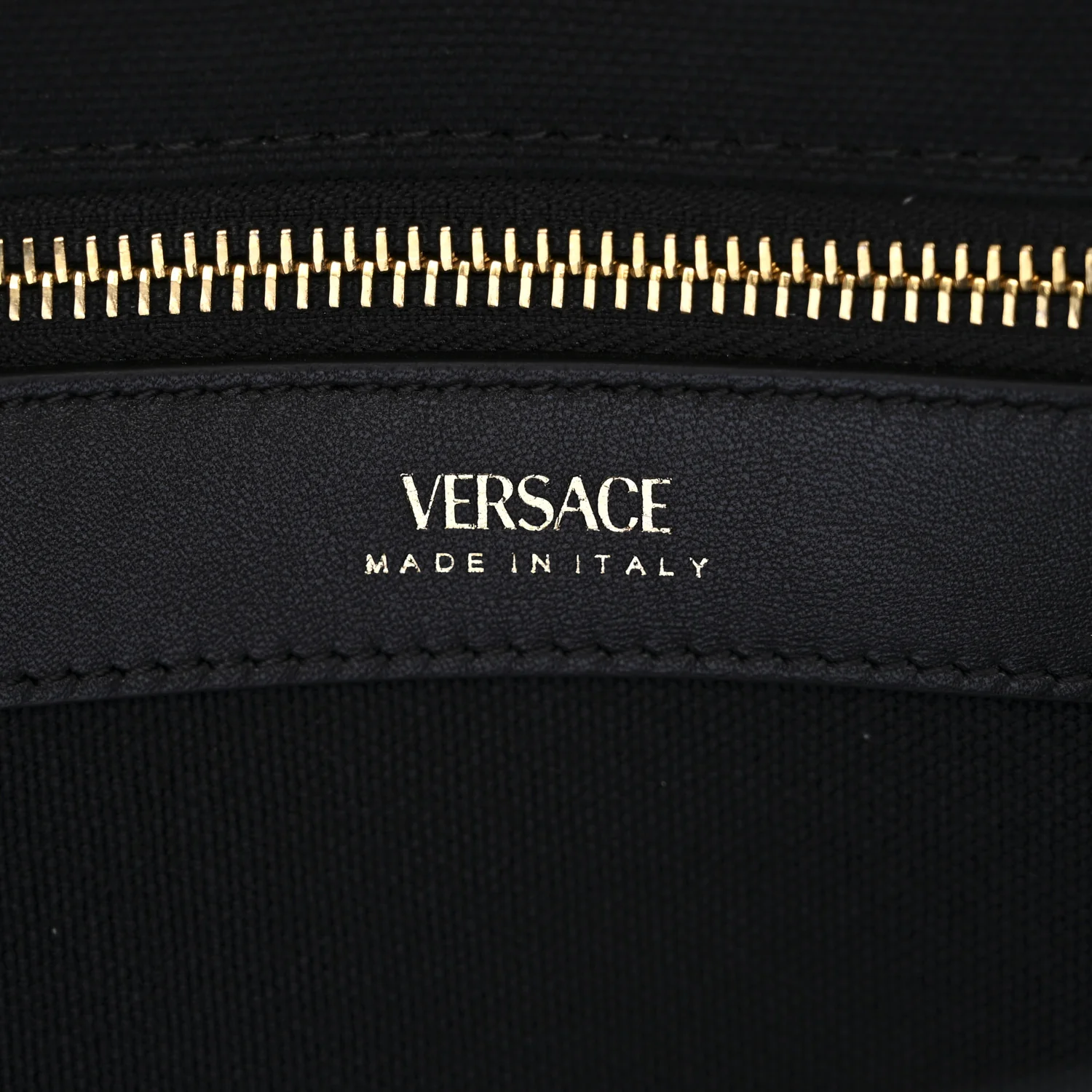Canvas Studded Small Logo Tote Bag Black - Image 7
