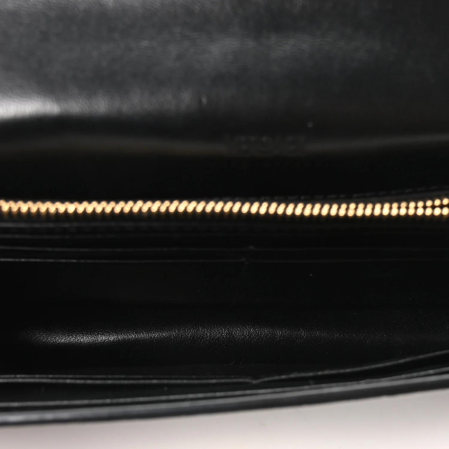 Crocodile Embossed Calfskin Greca Goddess Wallet On Chain Black - Image 5