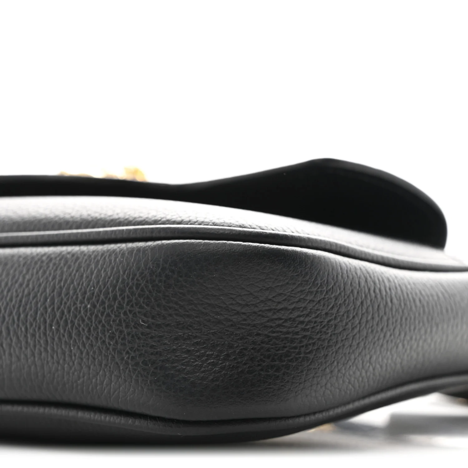 Grained Calfskin La Medusa Mini Bag Black - Image 10