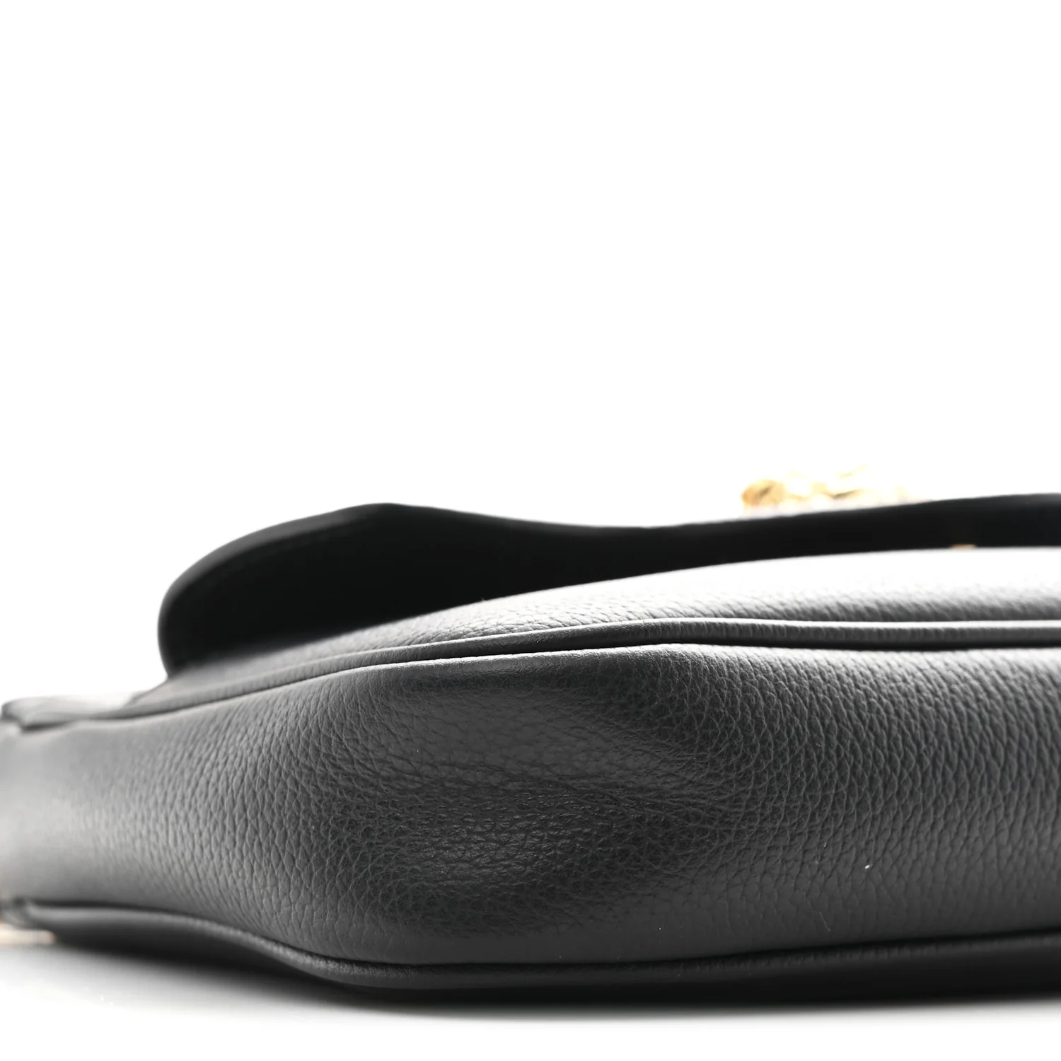 Grained Calfskin La Medusa Mini Bag Black - Image 9