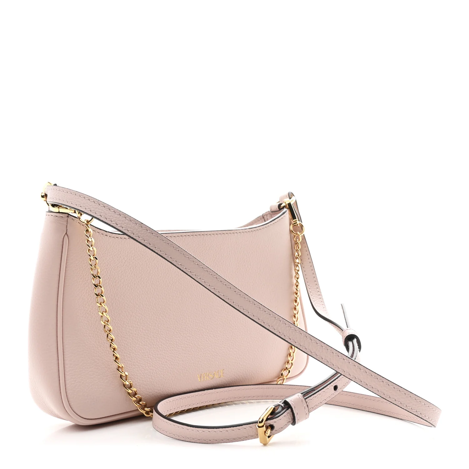 Grained Calfskin La Medusa Mini Crossbody Dusty Rose - Image 3