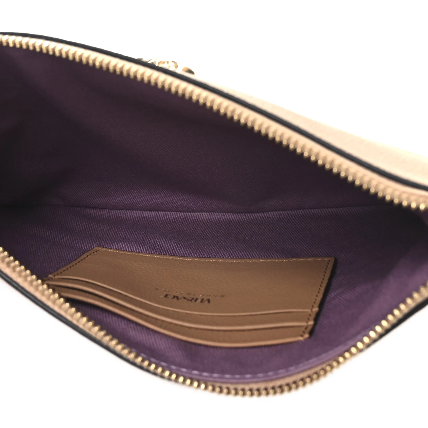 Grained Calfskin La Medusa Pouch Caramel - Image 5