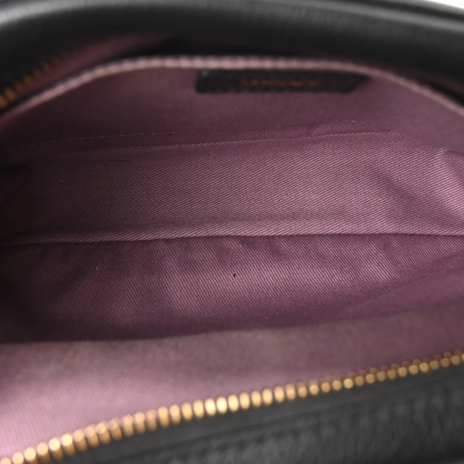 Grained Calfskin Medusa Camera Bag Black - Image 5