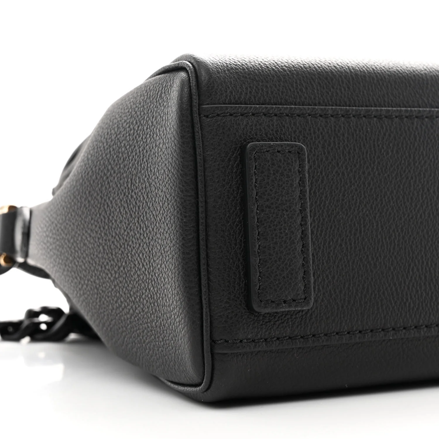 Grained Calfskin Small La Medusa Top Handle Bag Black - Image 9