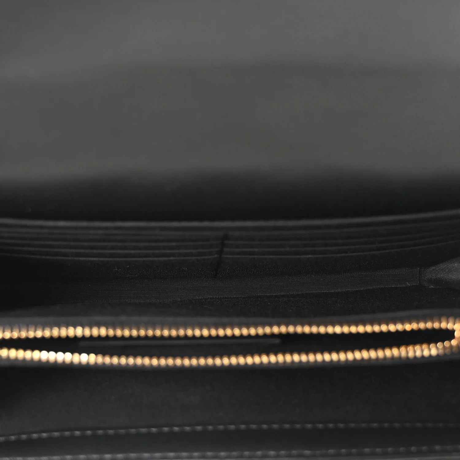 Lambskin Quilted Medusa Wallet On Chain Crossbody Black - Image 5