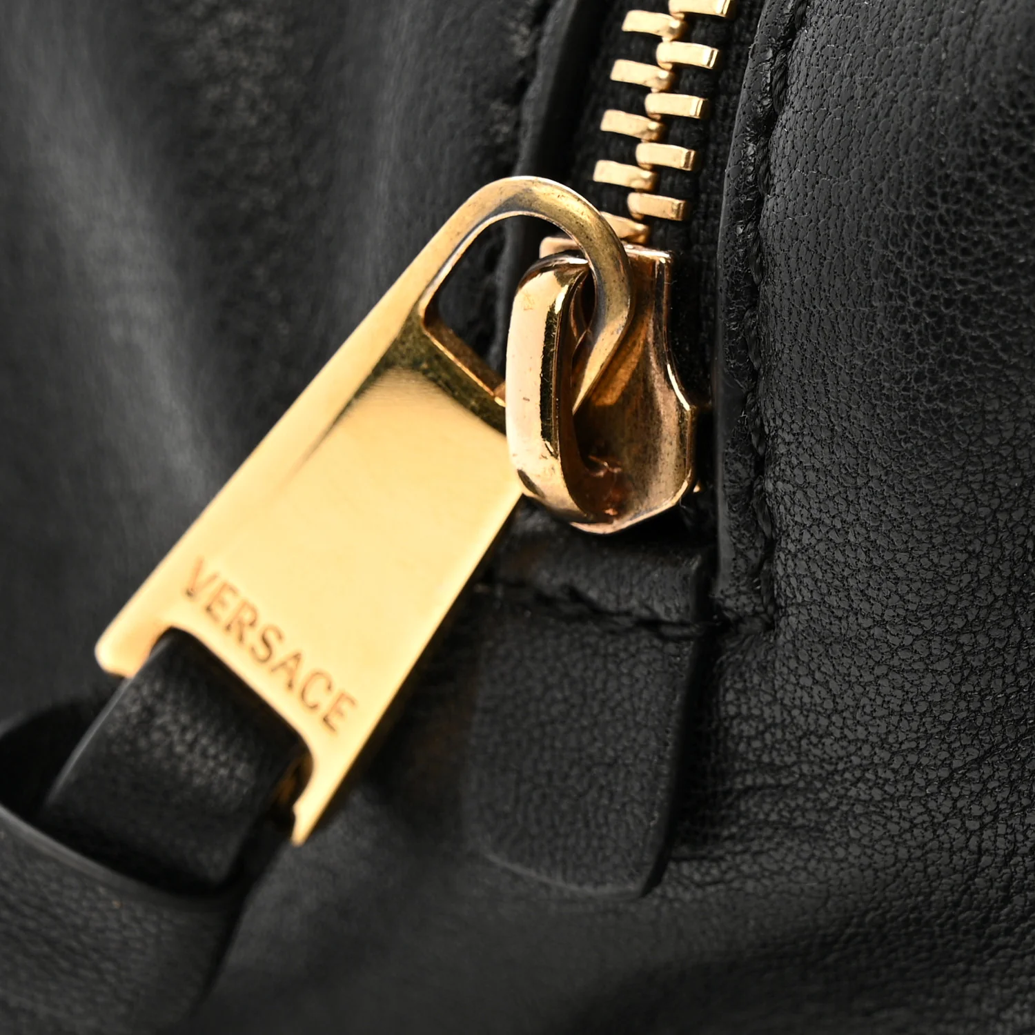 Lambskin Tag Bowling Bag Black - Image 14