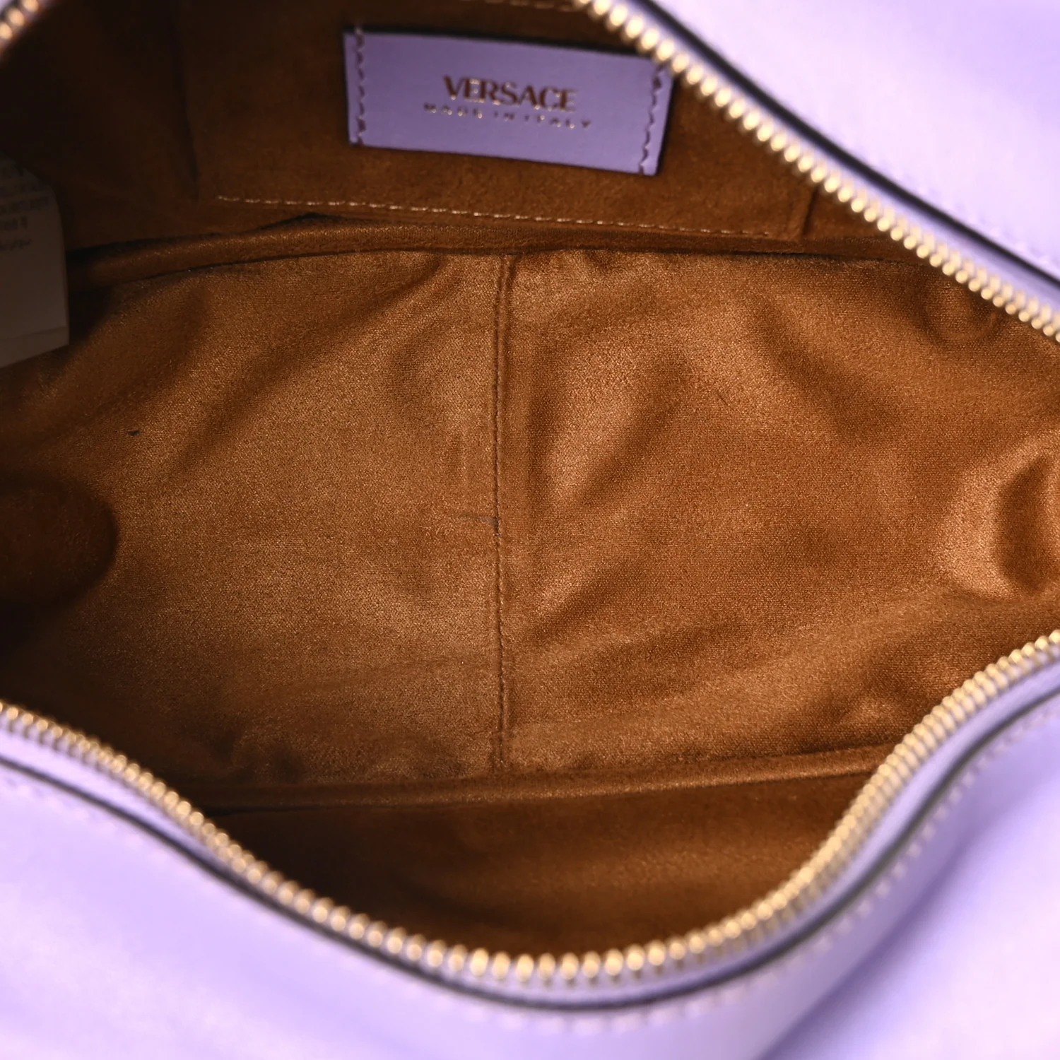 Lambskin Tag Bowling Bag Lilac - Image 5