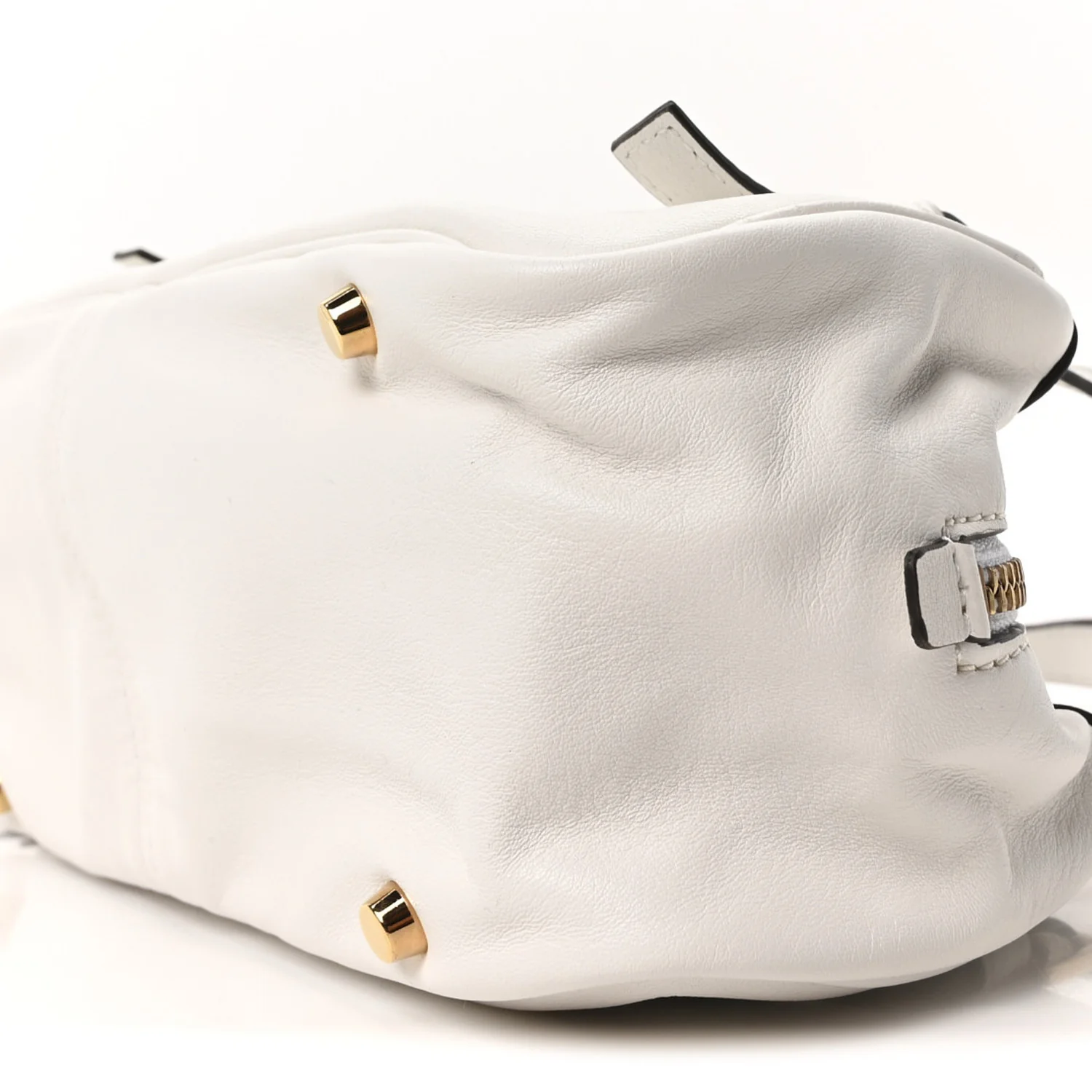Nappa Bowling Bag White - Image 10