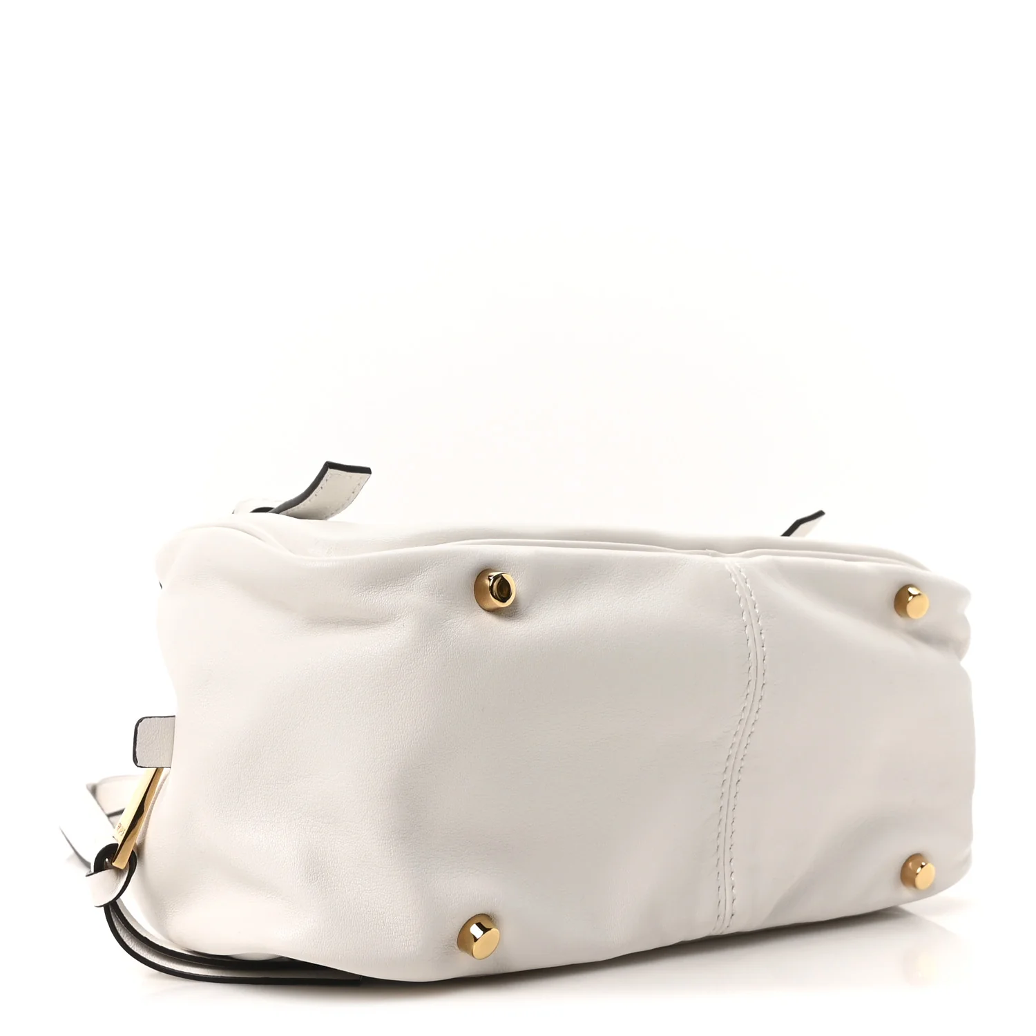 Nappa Bowling Bag White - Image 4