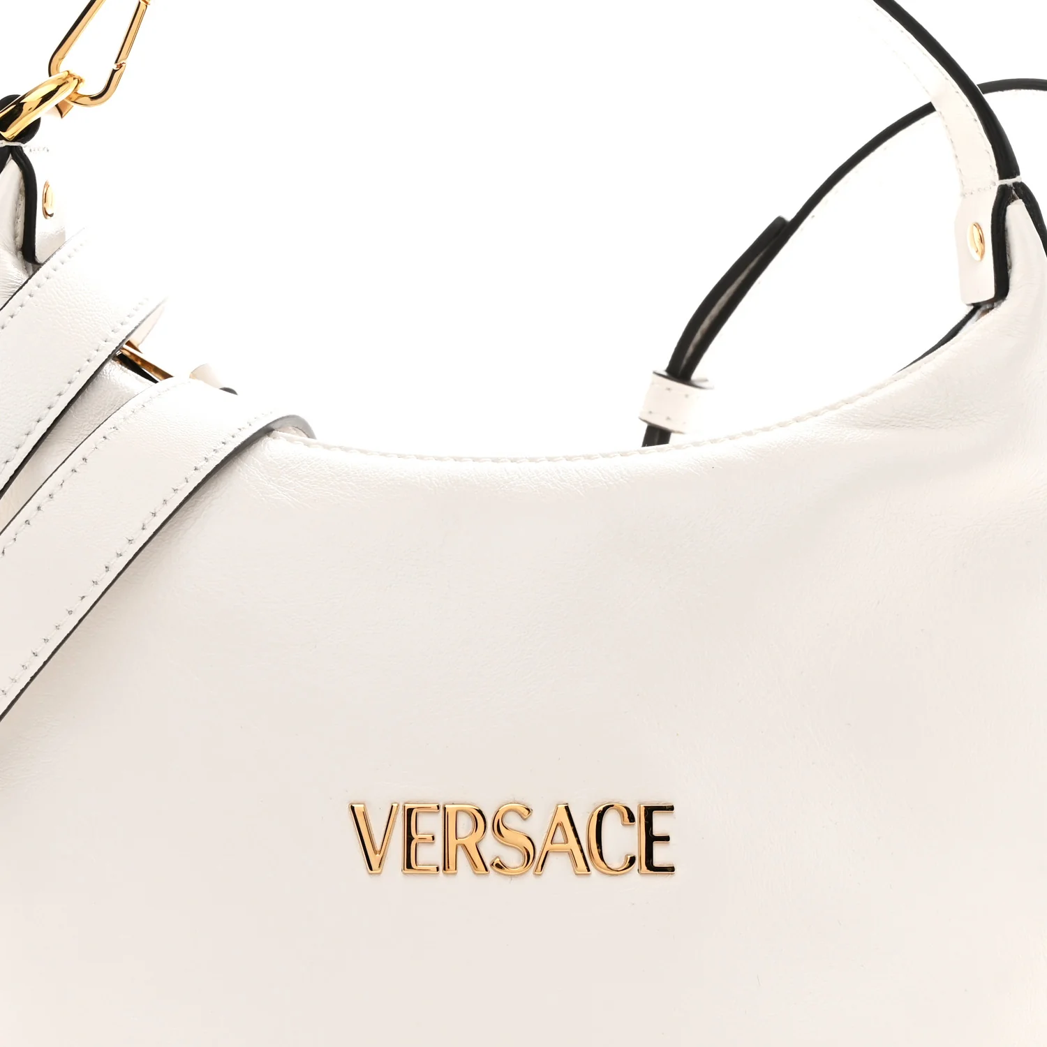 Nappa Logo Tag Hobo White - Image 8
