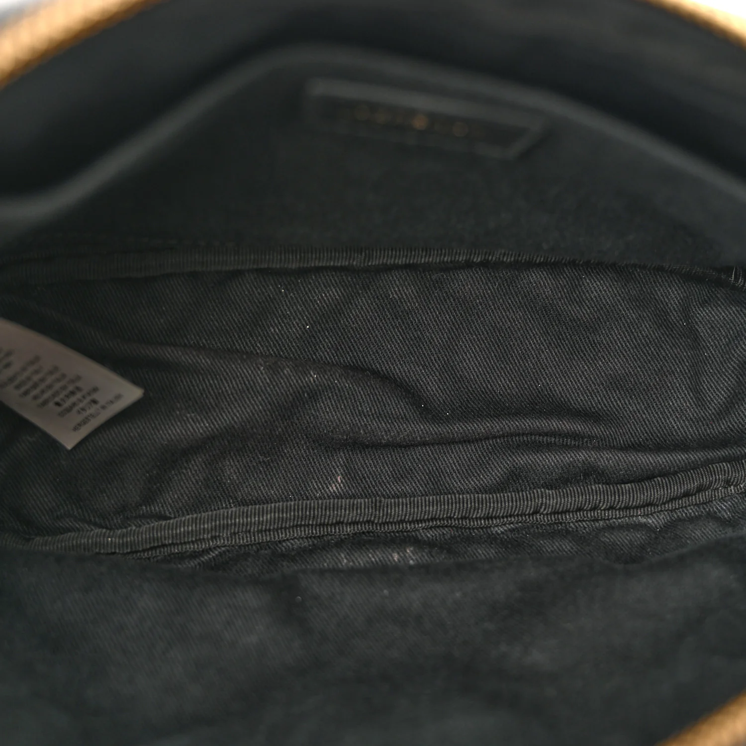 Nappa Quilted Icon Printed Small Camera Bag Black - Image 5