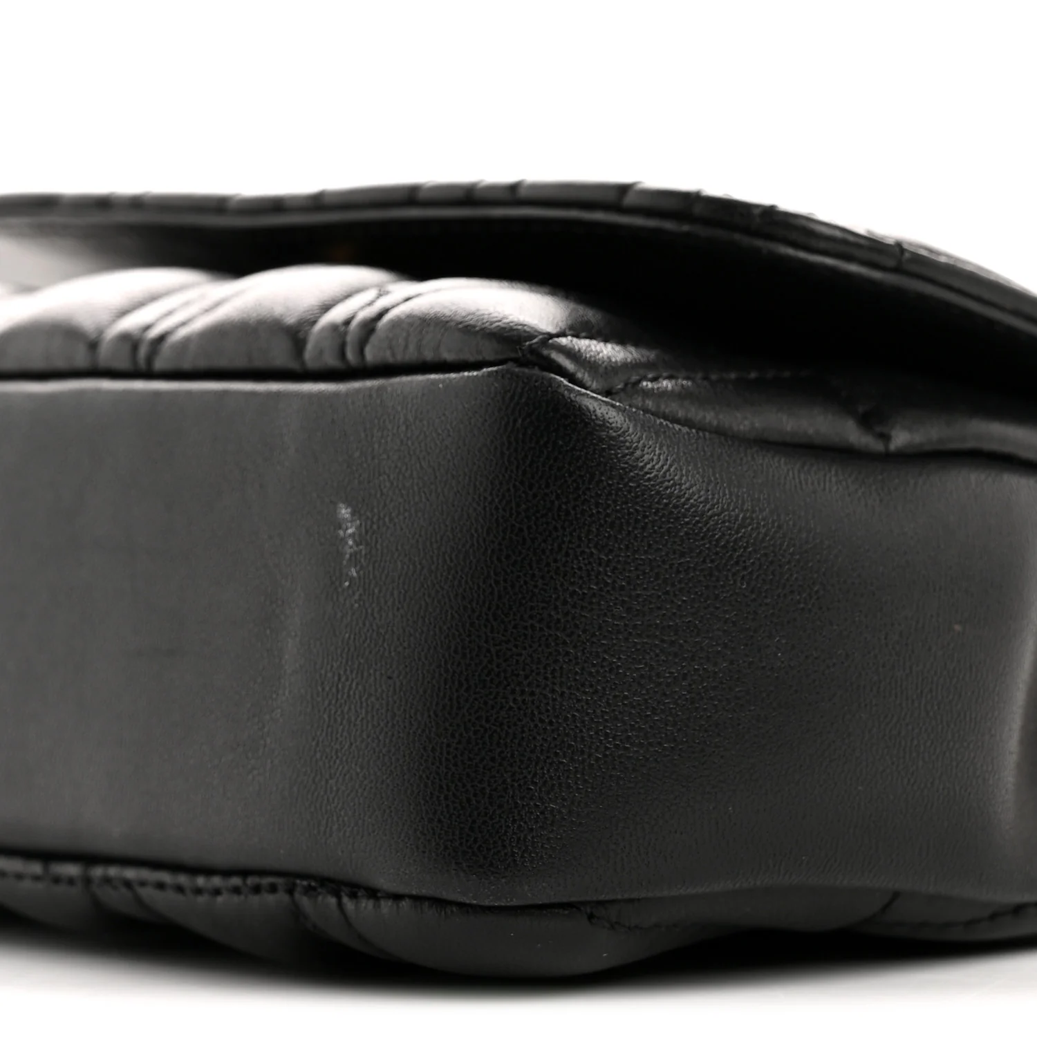 Nappa Quilted Virtus Evening Bag Black - Image 9