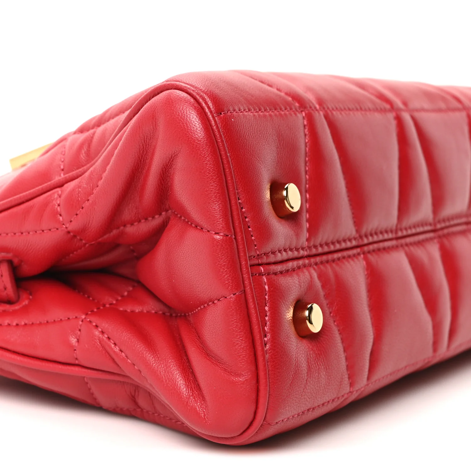 Nappa Trapuntata Small Medusa '95 Tote Bag Lipstick Red - Image 17