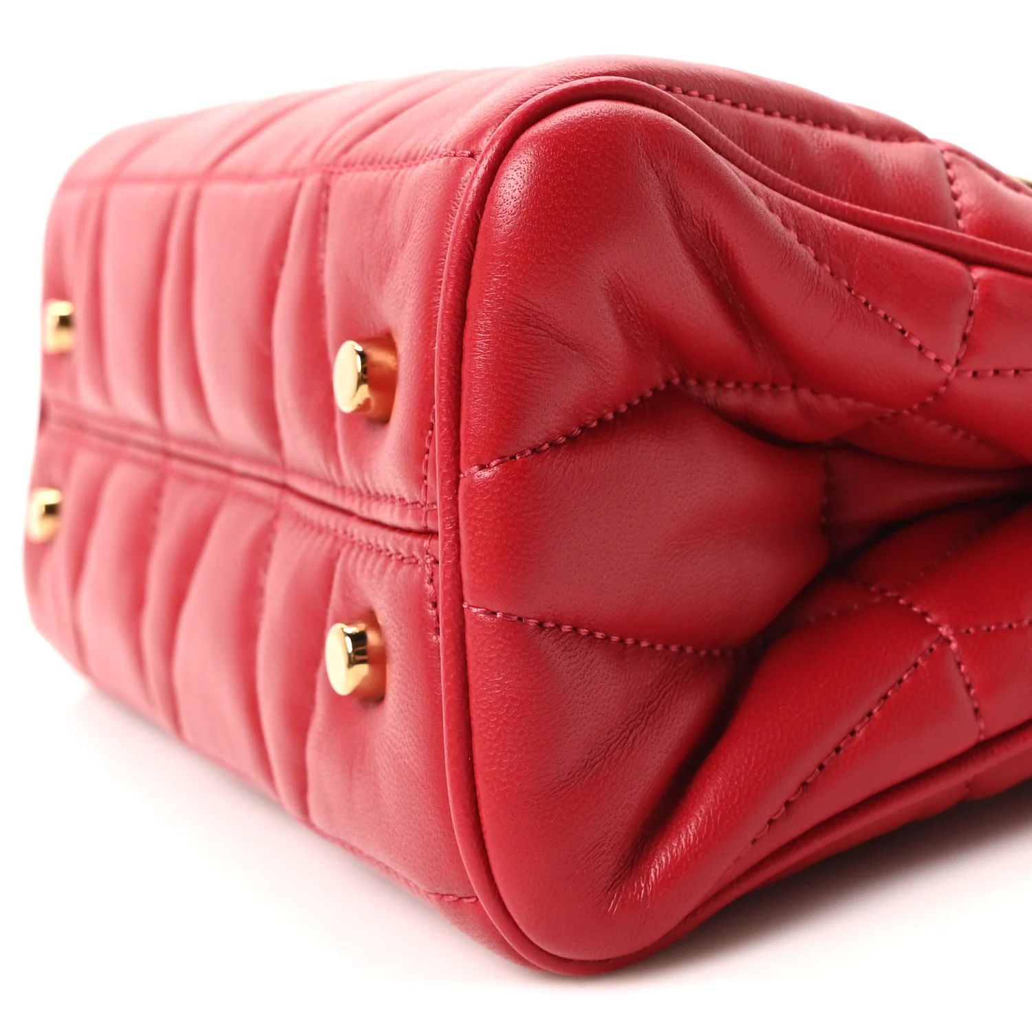 Nappa Trapuntata Small Medusa '95 Tote Bag Lipstick Red - Image 19