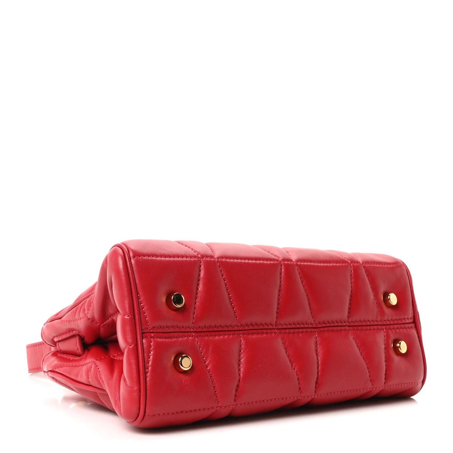 Nappa Trapuntata Small Medusa '95 Tote Bag Lipstick Red - Image 7