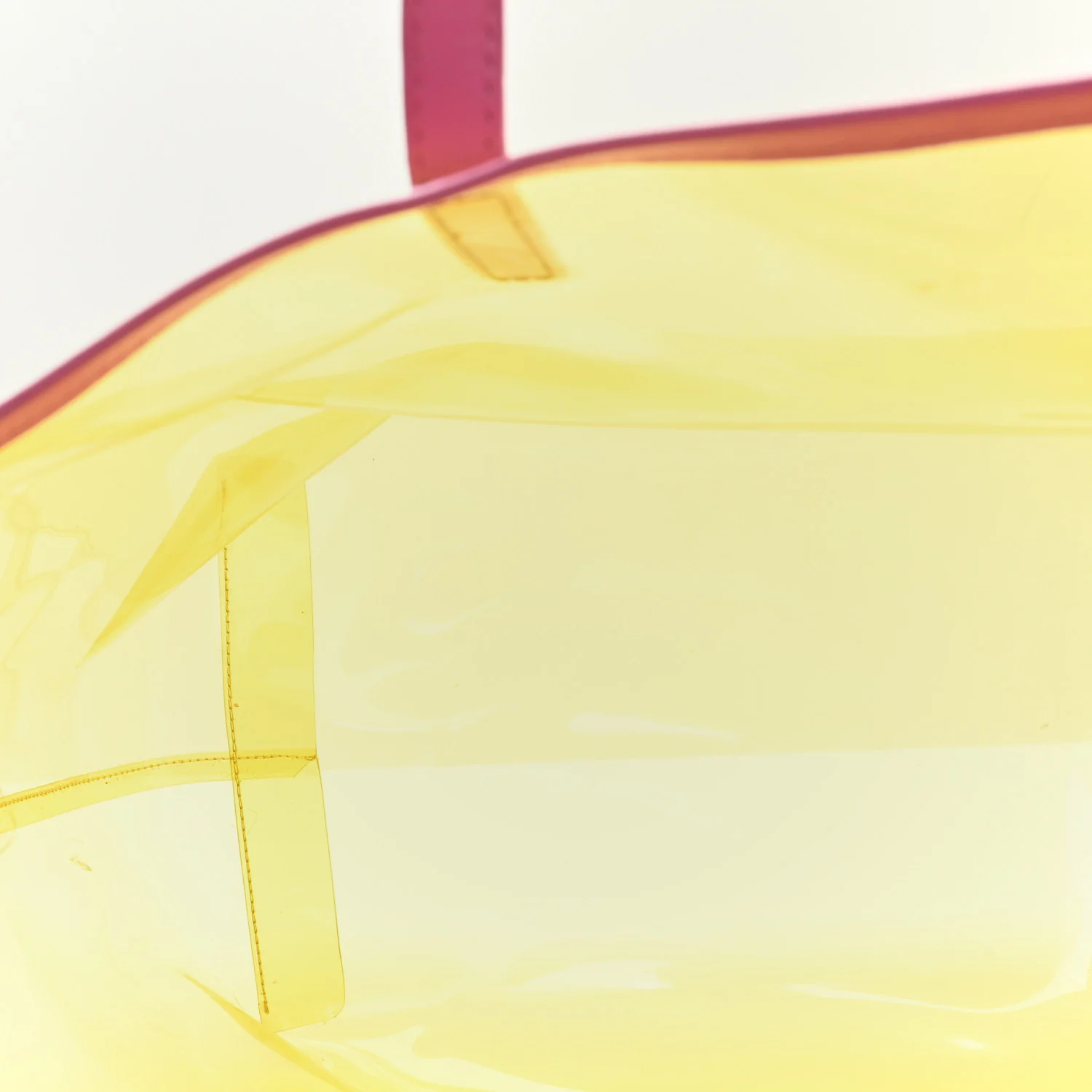 Vinyl Calfskin 90s Logo Tote Yellow - Image 11