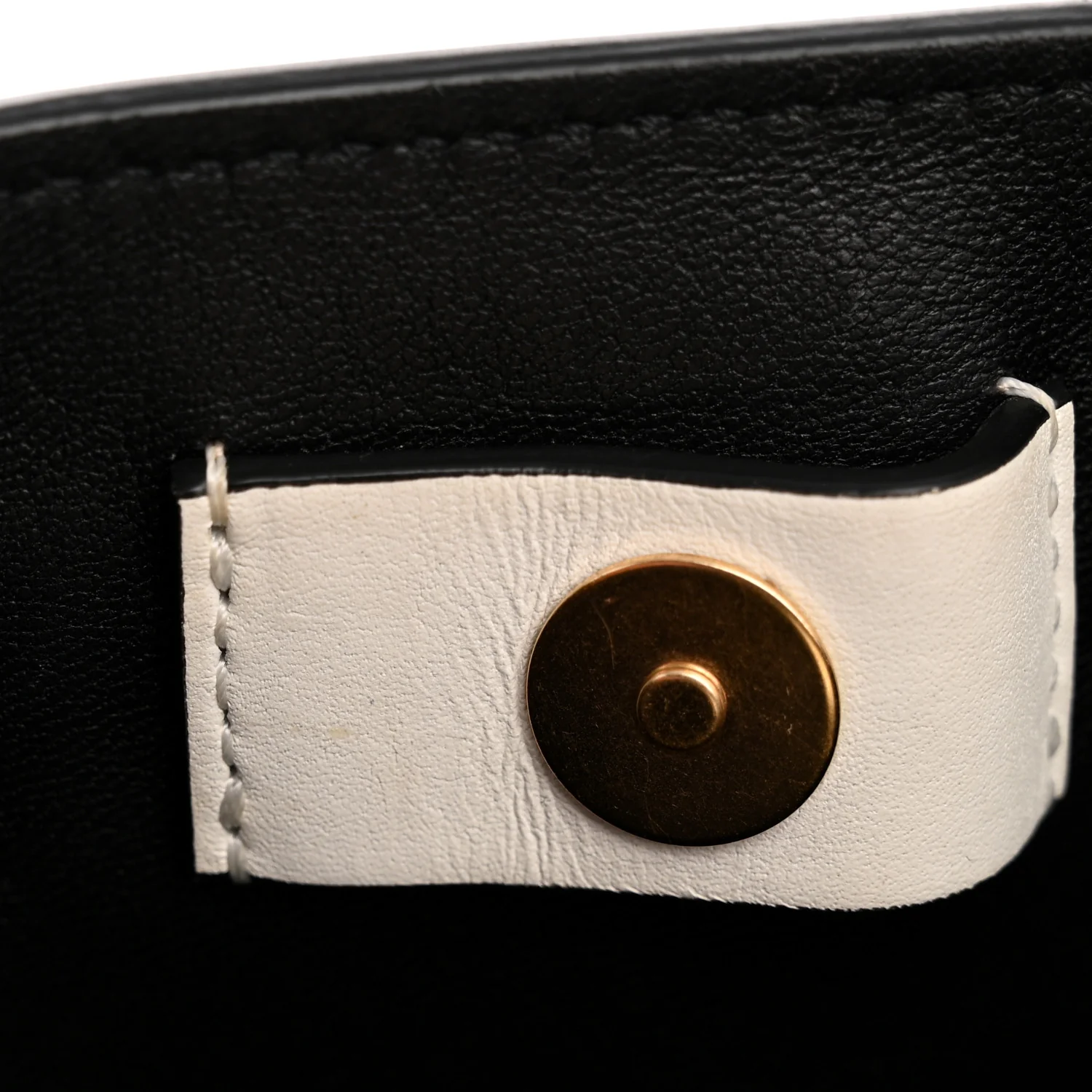 Vitello Mini Virtus Bucket Bag White - Image 10