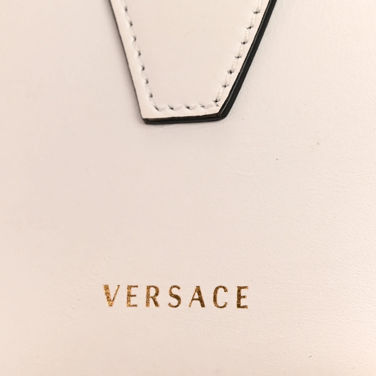 Vitello Mini Virtus Bucket Bag White - Image 13