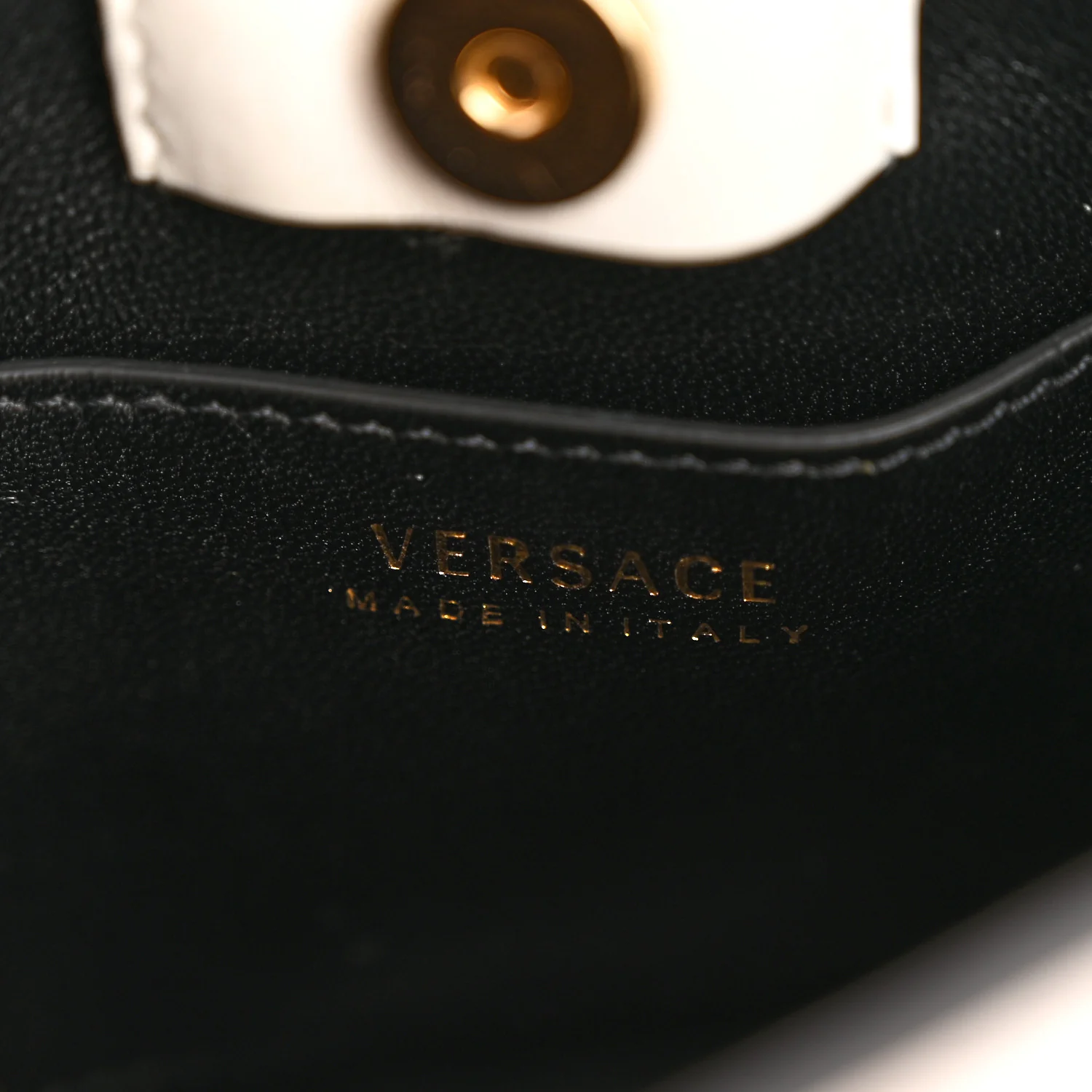 Vitello Mini Virtus Bucket Bag White - Image 6