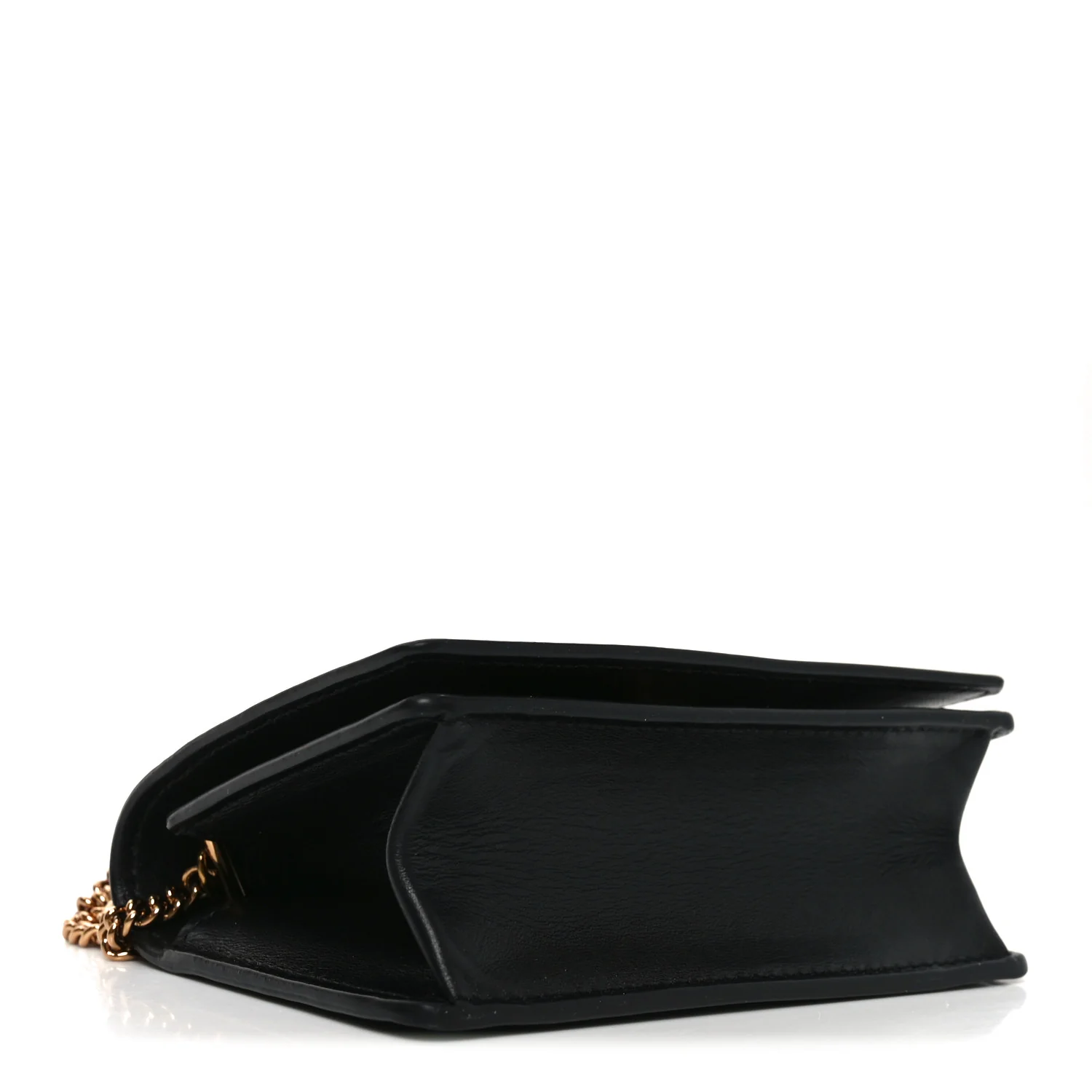 Vitello Mini Virtus Chain Clutch Black - Image 3