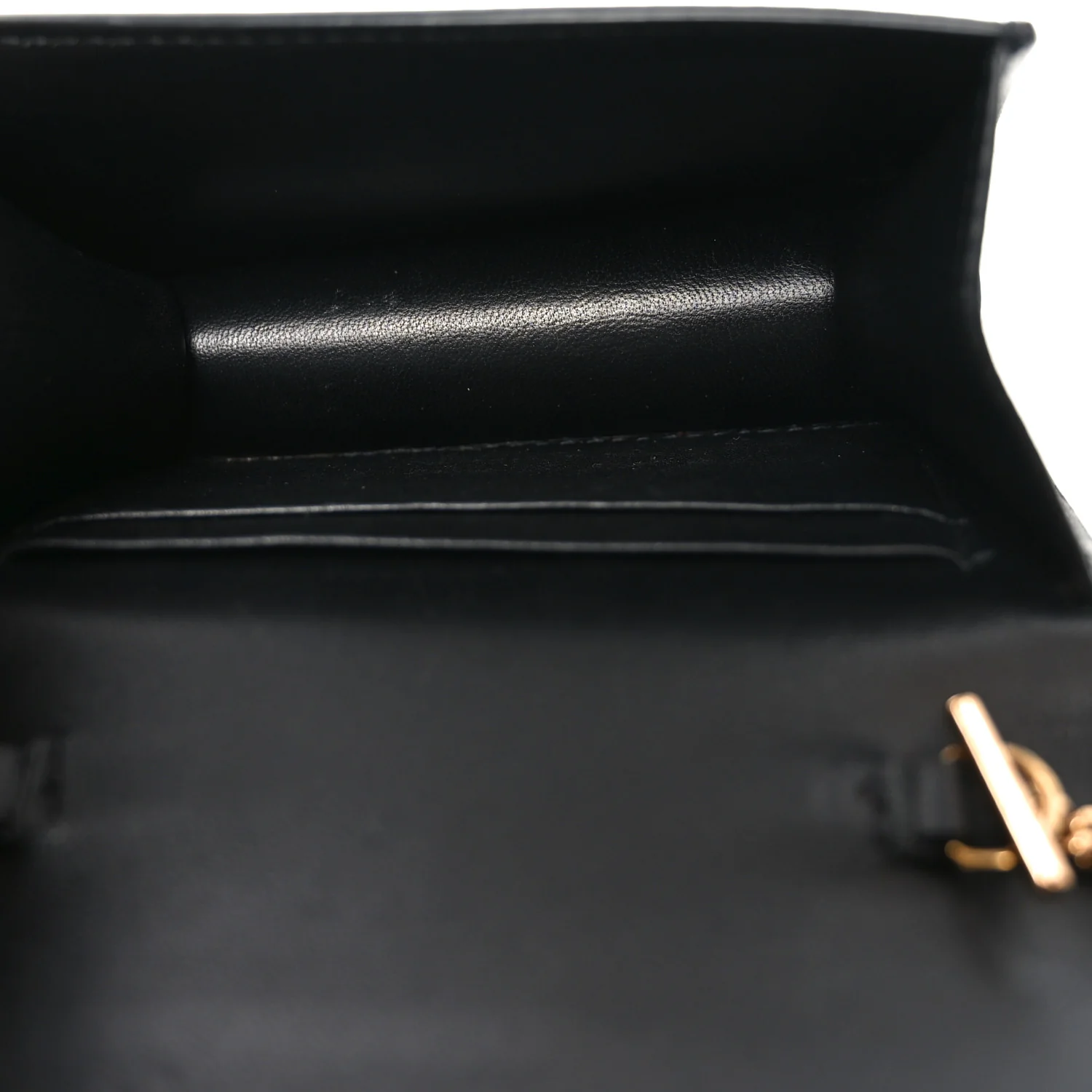 Vitello Mini Virtus Chain Clutch Black - Image 4