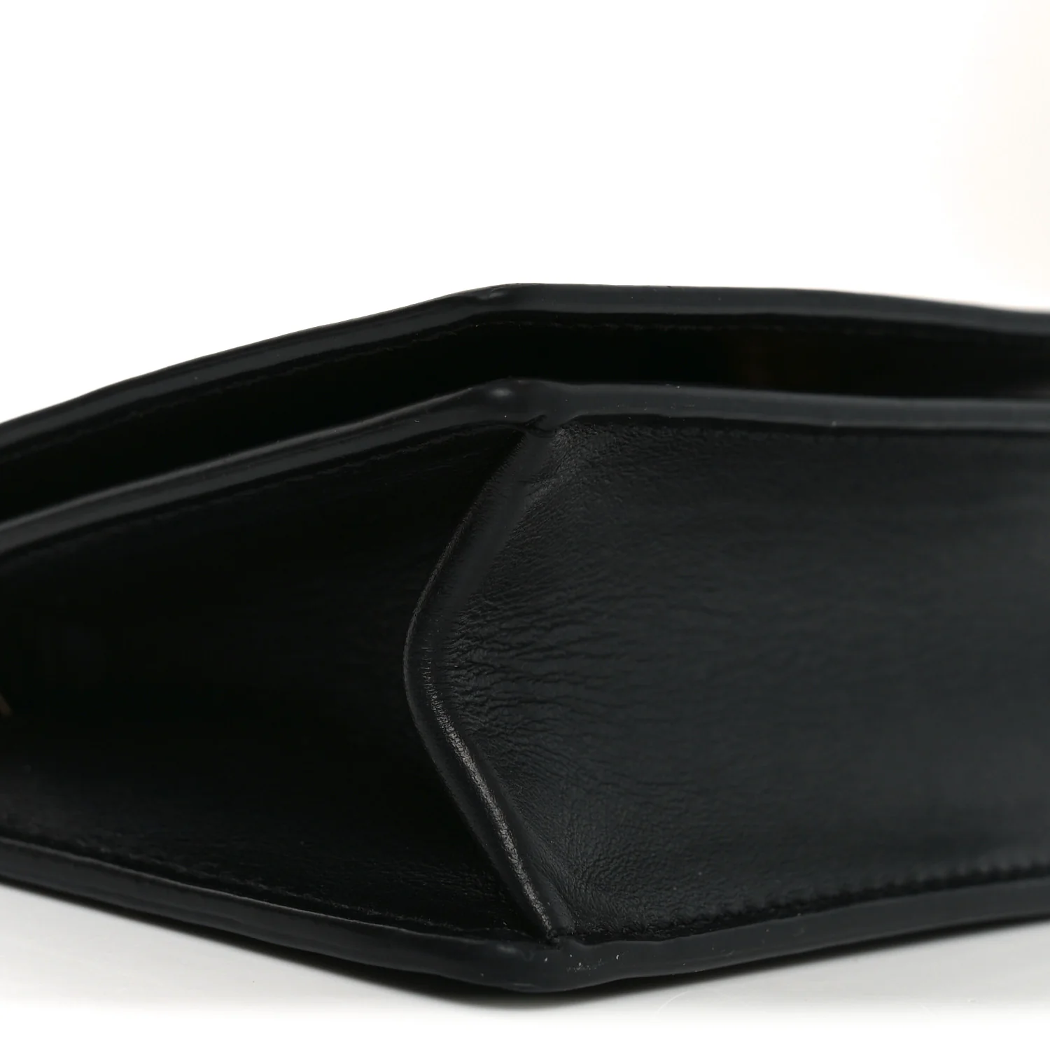 Vitello Mini Virtus Chain Clutch Black - Image 7