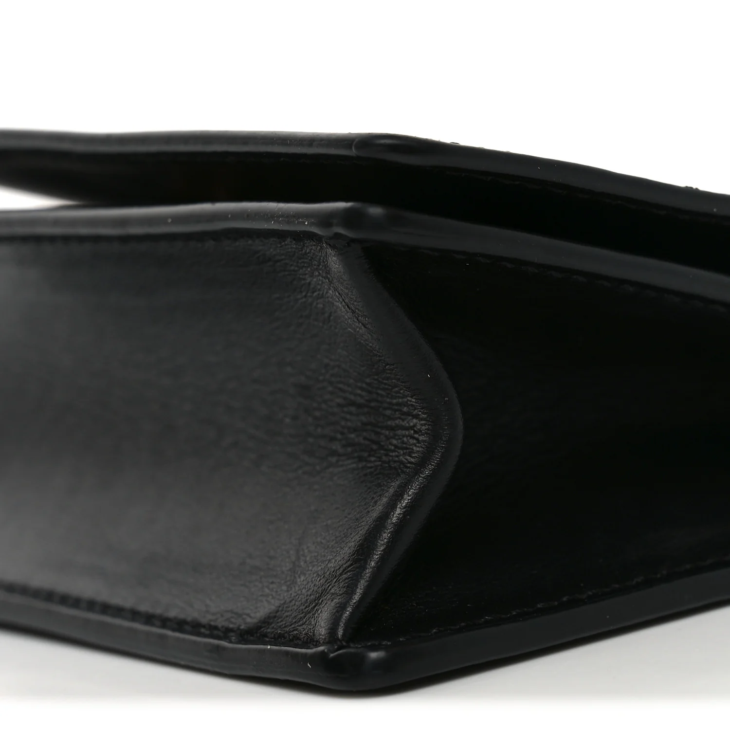 Vitello Mini Virtus Chain Clutch Black - Image 8